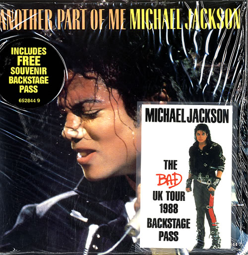 Michael Jackson Another Part Of Me + Tour Pass UK 7 Michael Jackson Another Part Of Me + Tour Pass UK 7